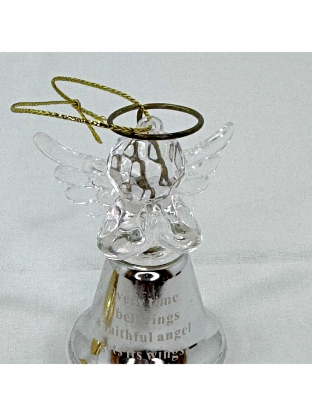 Vtg Every Time a Bell Rings A Faithful Angel Gets Its Wings Christmas Ornaments - Picture 5 of 13